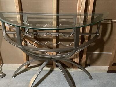 Glass table wine Rack
