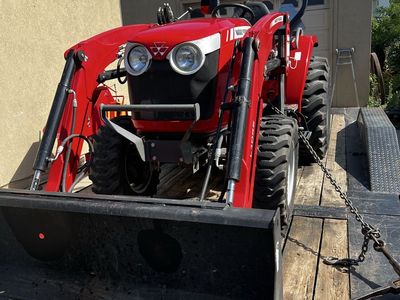 24 hp 4x4 tractor with loader