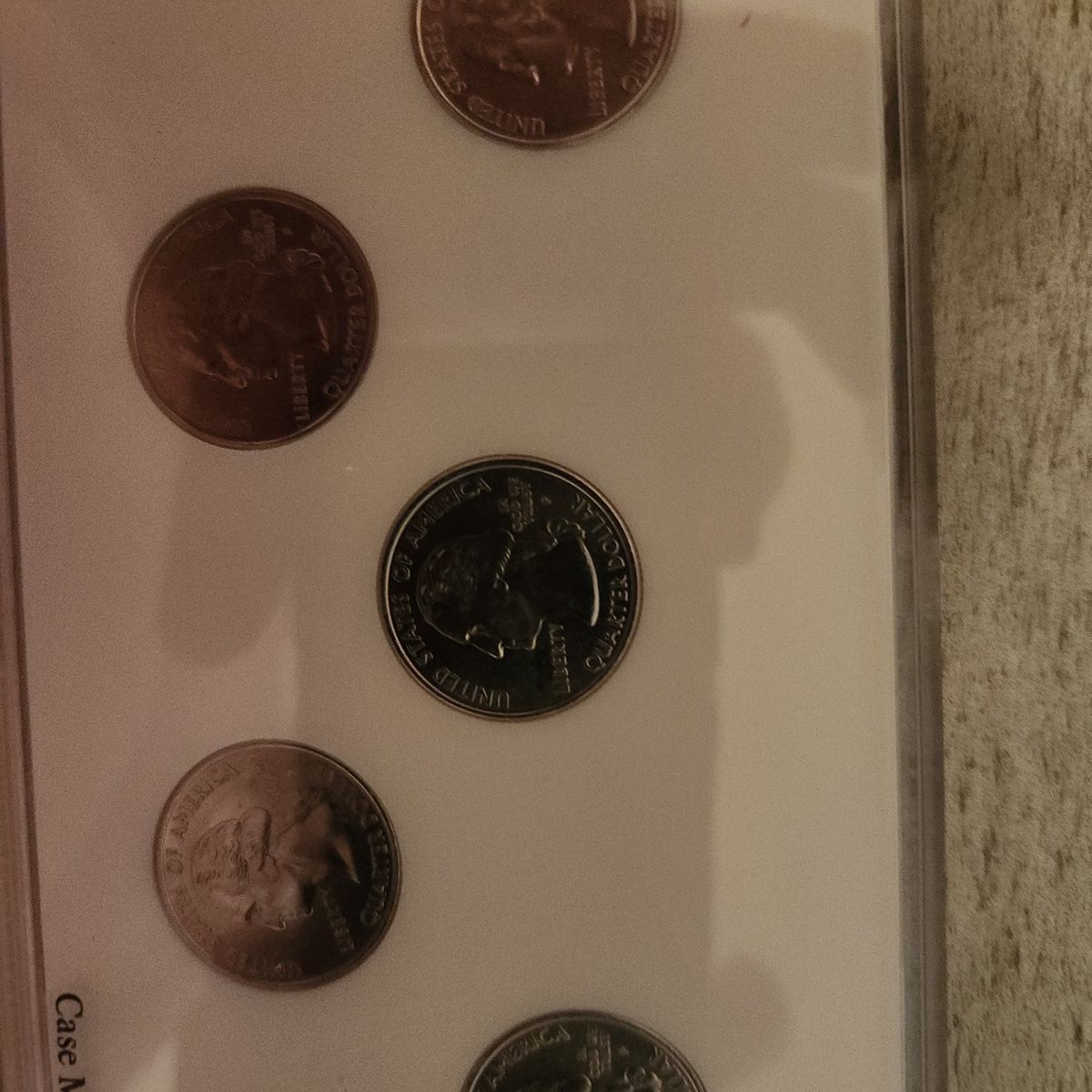 2001platiumstate quarters uncirclated