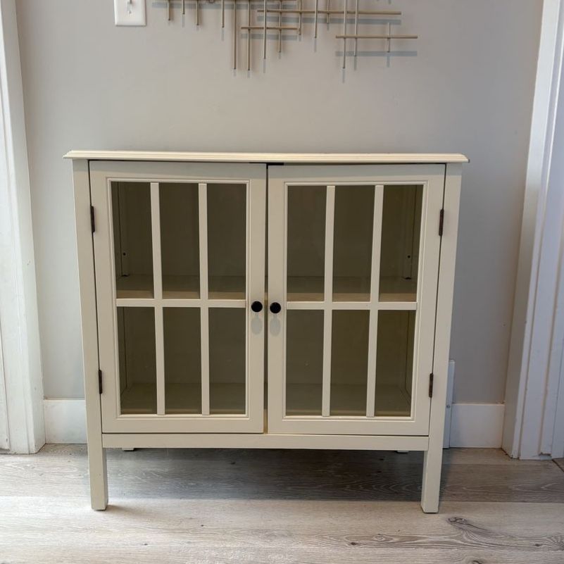 Target Windham 2-Door Accent Cabinet – White/Shell