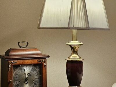 Pair of Vintage Stiffel Tablelamps 30"H