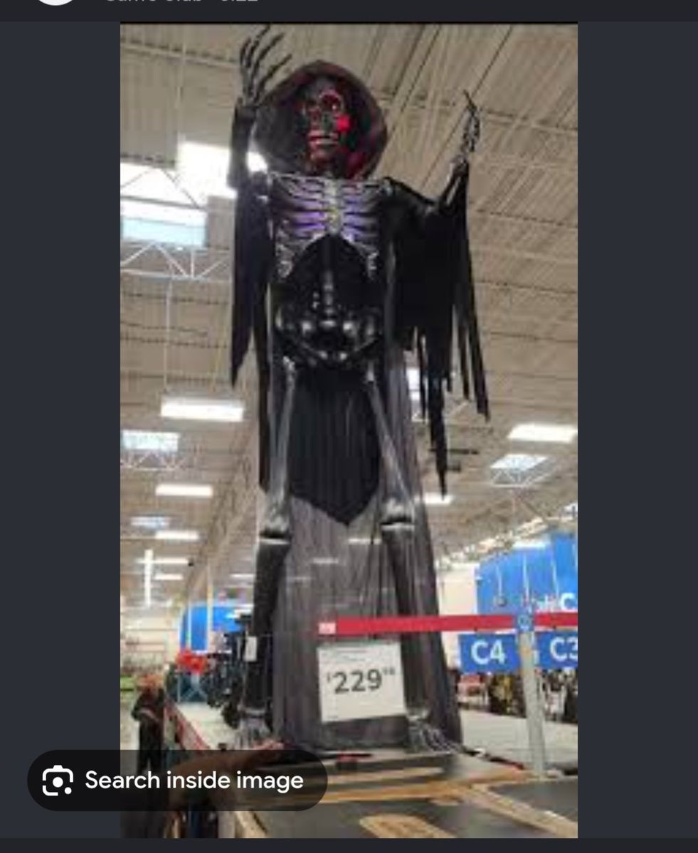 Cool 11Ft Animated Towering Reaper Halloween Decoration