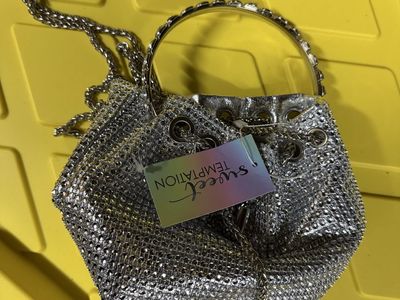 Silver Sparkling Purse