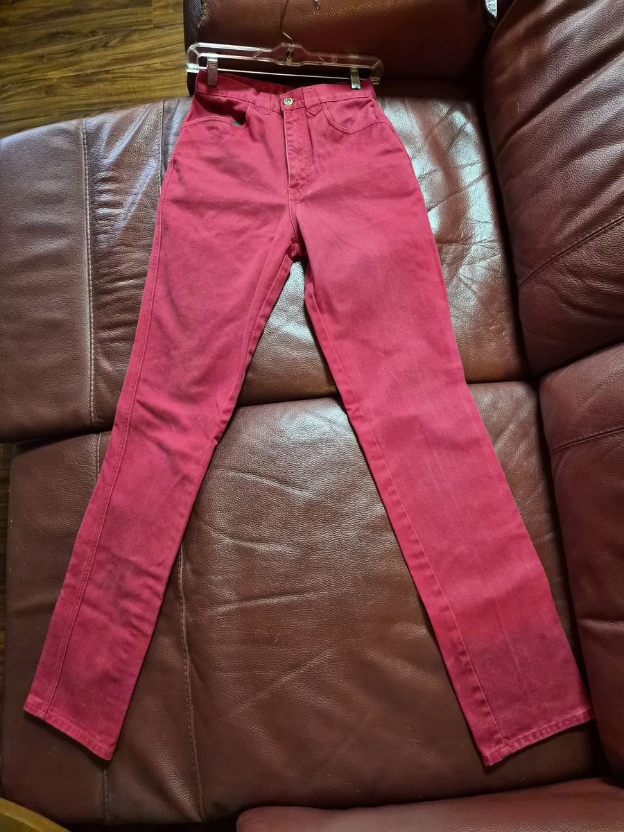 Lawman woman's red western jeans 7