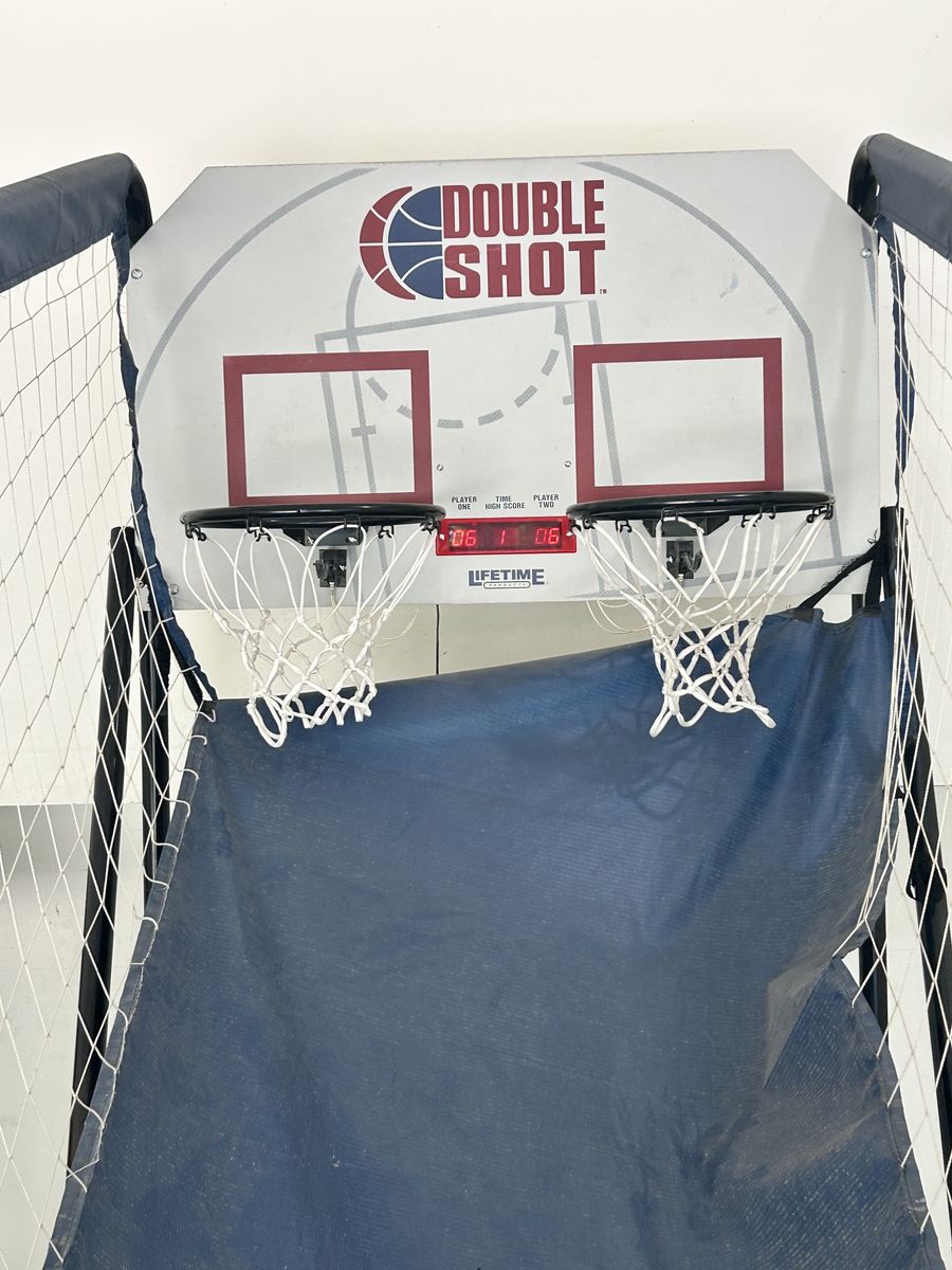 Used Lifetime Double Shot basketball game
