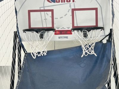Used Lifetime Double Shot basketball game