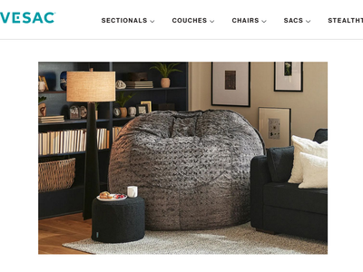 Lovesac The Big One with Midnight Mink Phur Cover