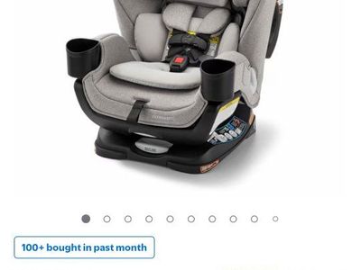 NEW out of box Graco Extend2Fit Convertible Car Seat - Gray