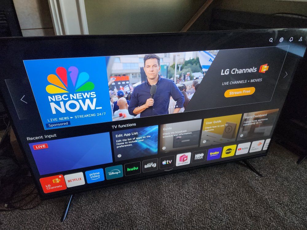 LG 55UQ7570PUJ 55-inch 4K Smart UHD TV with Remote, Built-in Streaming Apps