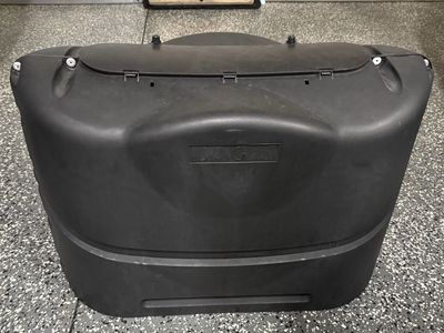 RV Dual Propane Tank Cover - Black Molded Plastic LP Gas Cover