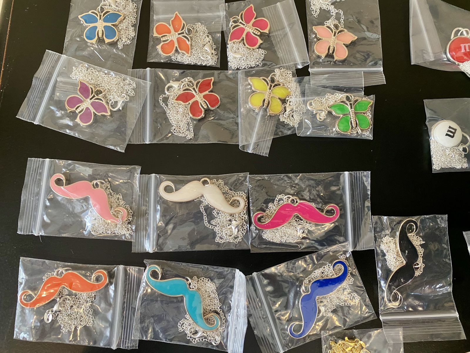 NEW! Necklaces & Earrings - Butterflies, Mustaches, Keys, Feathers, Horse, Arrow Head & More $6-$9 C PIX