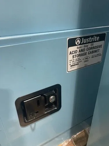 Justrite 891322 Sure-Grip EX Acid and Corrosive Storage Cabinet 12 GAL / 45L