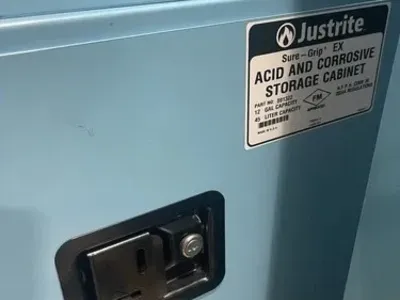 Justrite 891322 Sure-Grip EX Acid and Corrosive Storage Cabinet 12 GAL / 45L