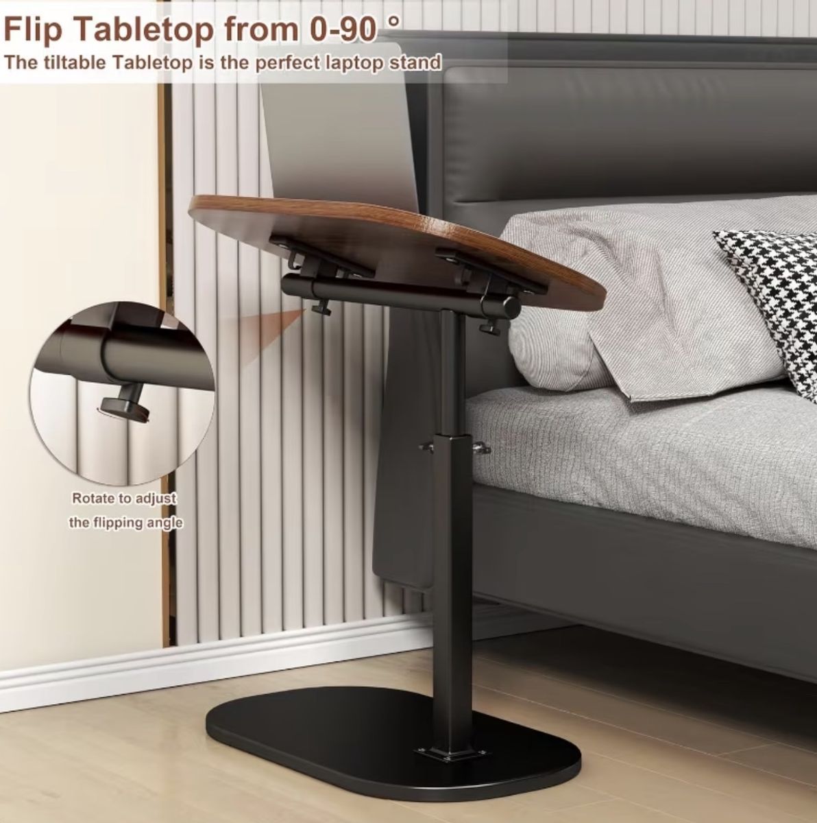 Adjustable C-Shaped Side Table – Brand New in box