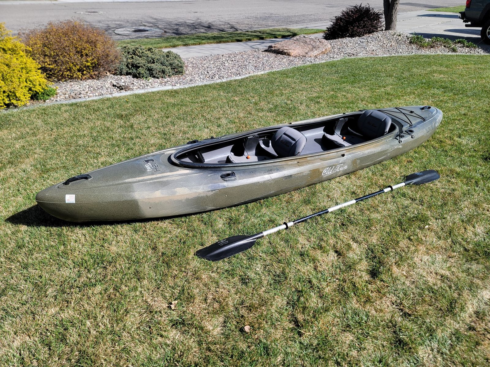 2 Person Kayak - Old Town Twin Heron Tandem Kayak