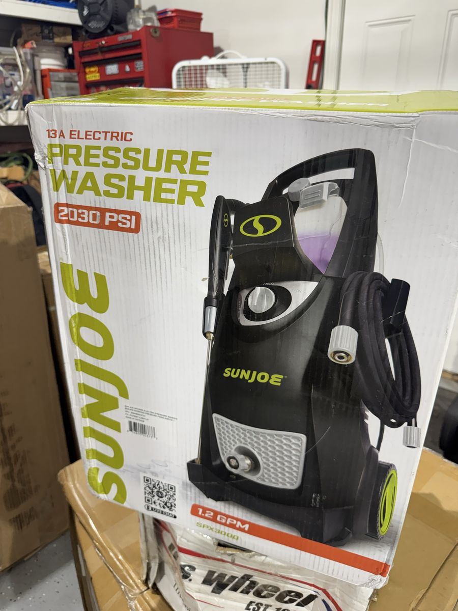 Sun Joe SPX3000 13A Electric Pressure Washer 2030 PSI 1.2 GPM