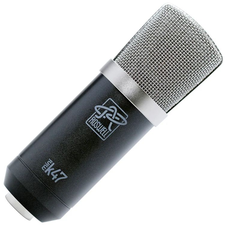 Roswell Pro Audio Mini K47 Condenser Microphone with Shockmount and Case