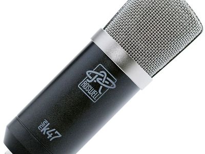 Roswell Pro Audio Mini K47 Condenser Microphone with Shockmount and Case