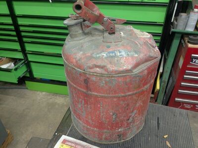 Steel metal 5 gallon safety gas can