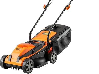 LawnMaster CLM2413A Cordless 13-Inch Lawn Mower 24V Max with 2X4.0Ah Battery and a Charger