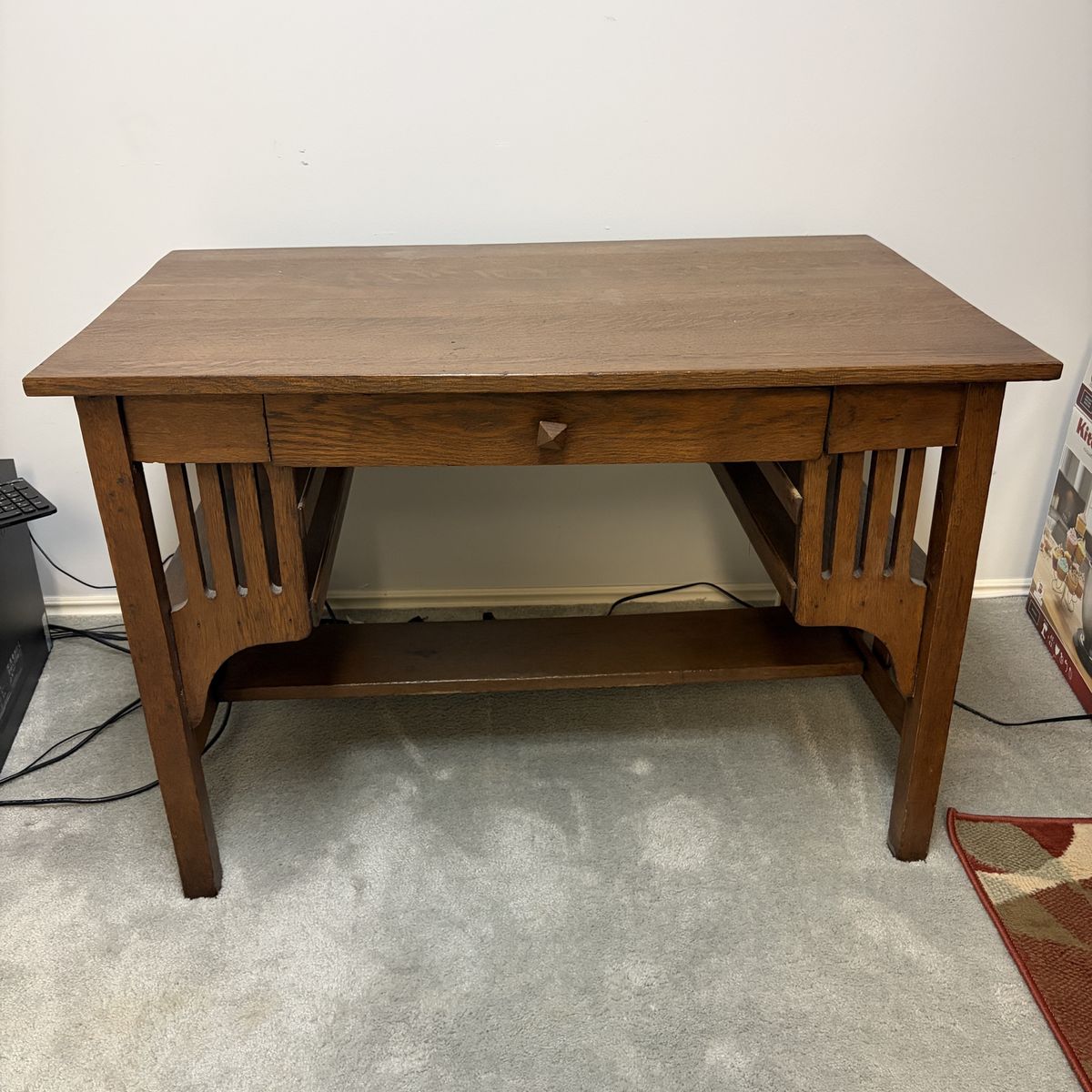 Antique Library Table