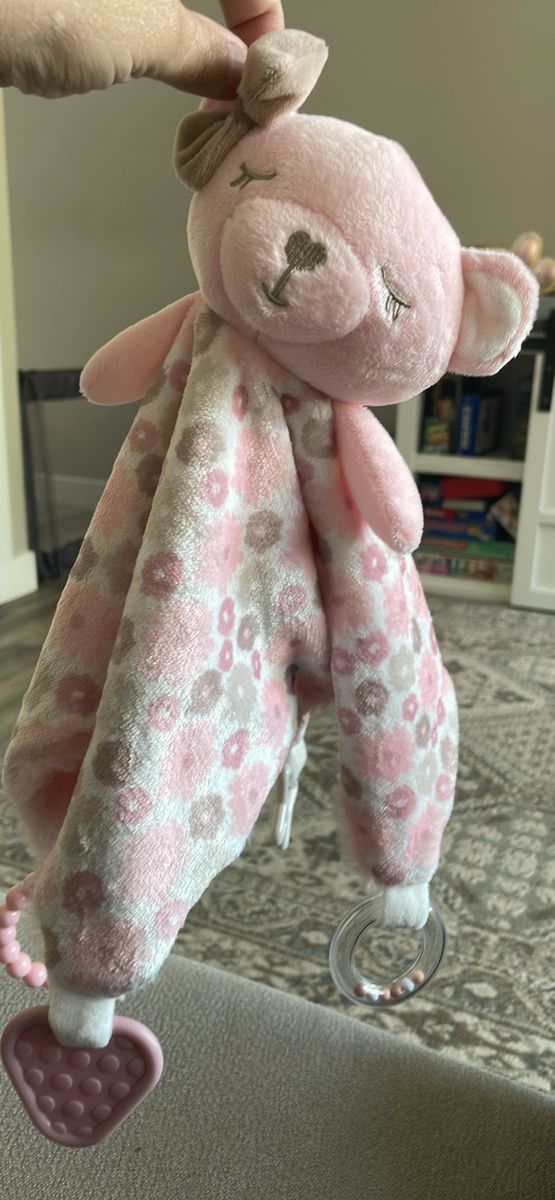 Dream Gro Lovey Security Blanket With Attachments Very Soft for baby