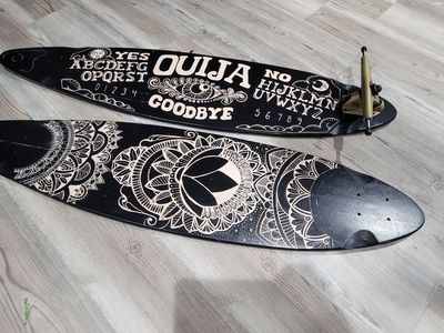 Hand Engraved longboard decks