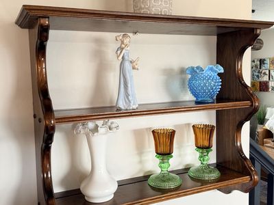 Vintage Wooden Wall Shelf