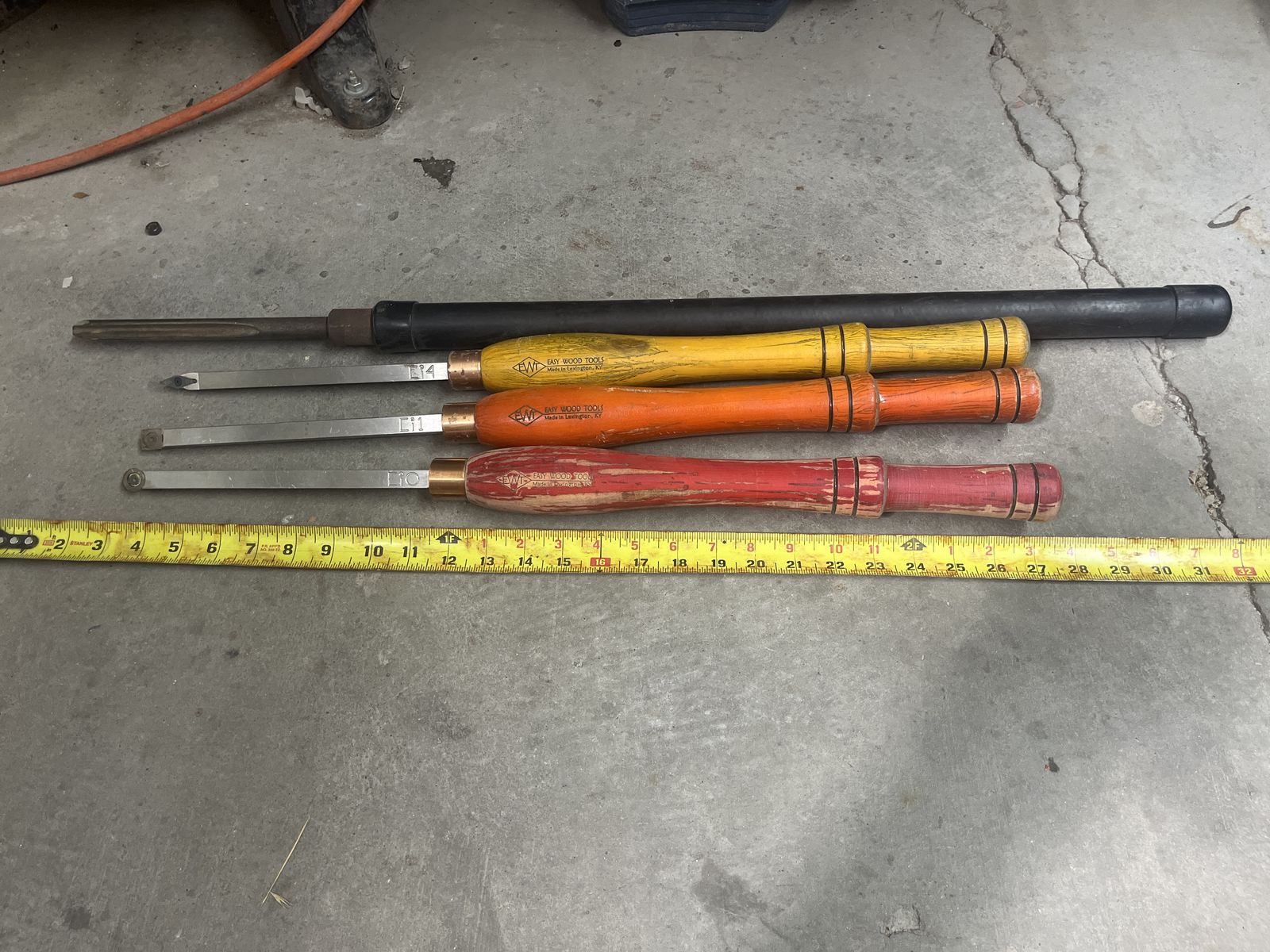 Used wood lathe tools.