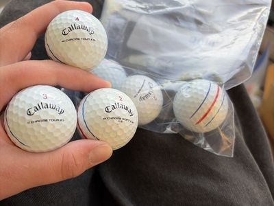 6 Callaway Triple Tack Golf balls