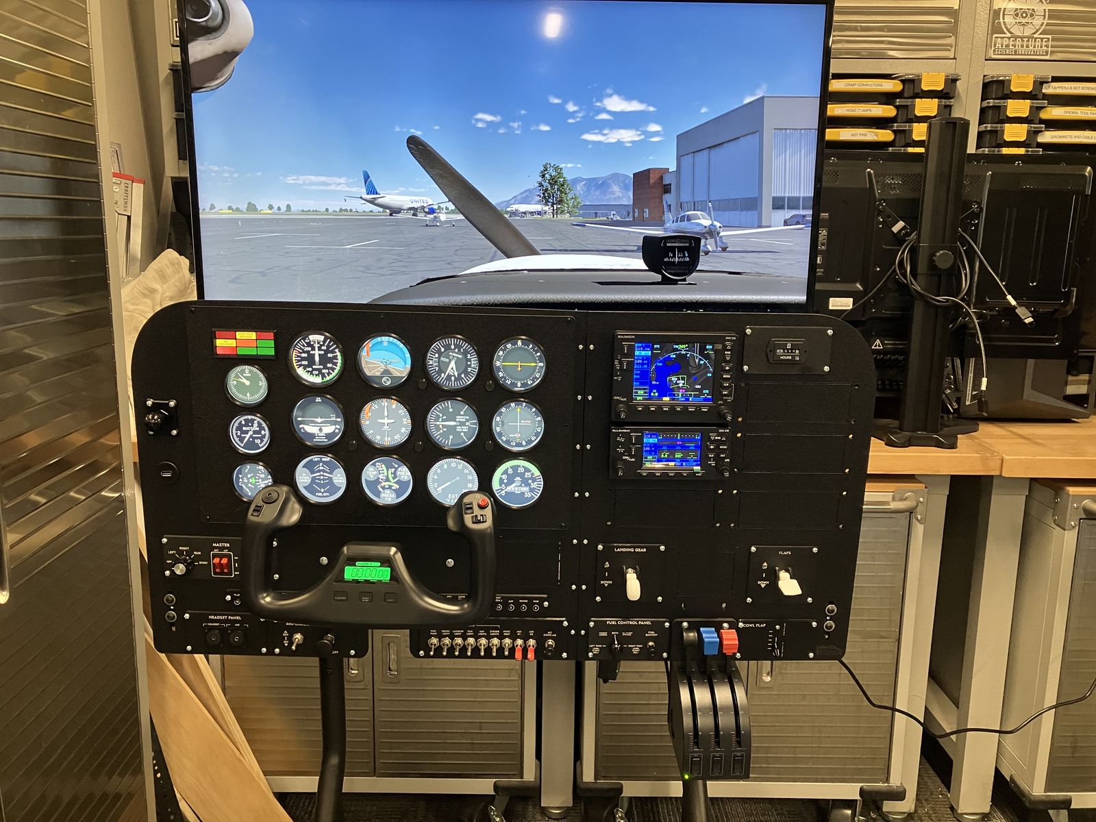 Complete Flight Simulator with RealSimGear GNS530/430 & Full Summit Module Suite — Ready-to-Fly