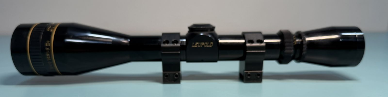 Leupold Vari-X IIc 4-12x40 AO Rifle Scope GLOSS 1” Duplex + NEW Warne Rings