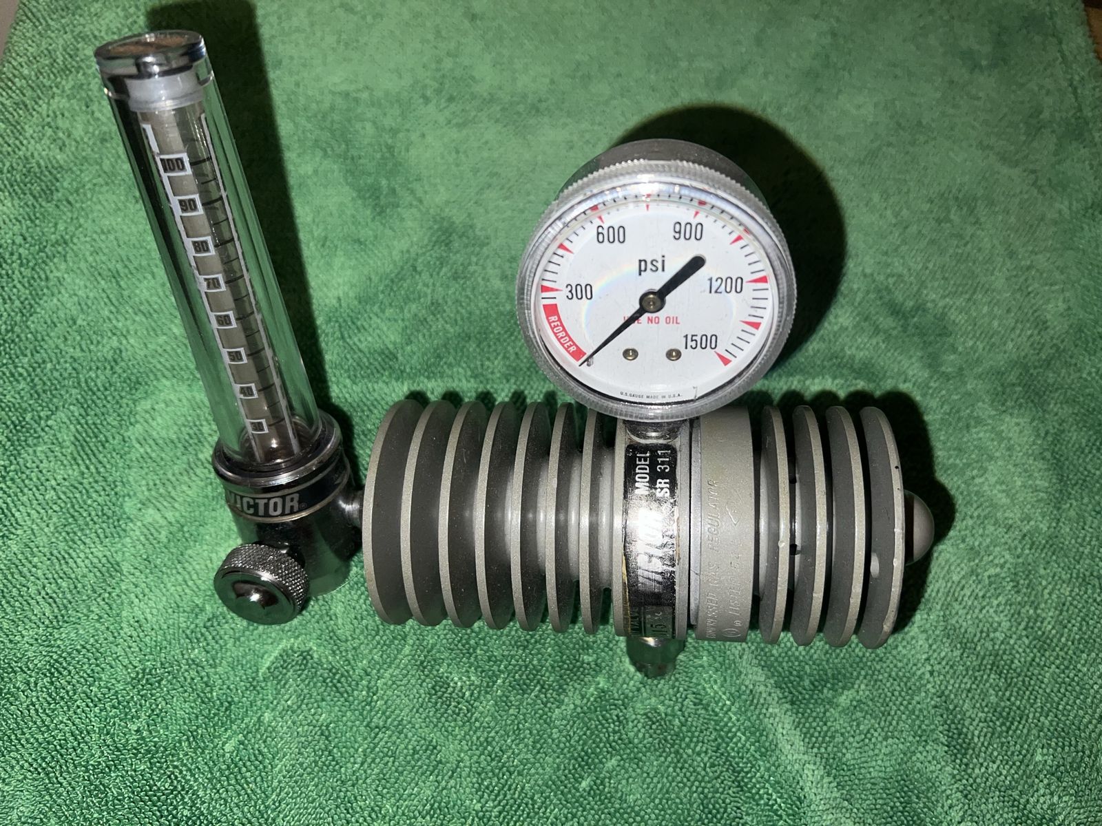 Victor Mod. SR311 Co2 Flowmeter/Regulator