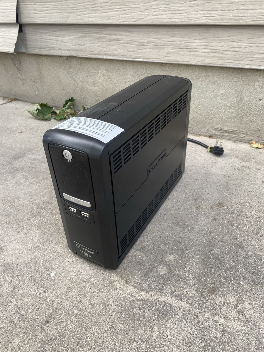 CyberPower 1500VA battery backup