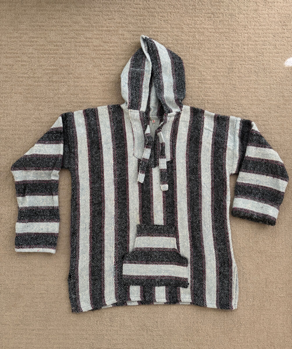 Mexican Baja Pullover Hoodie Jacket size XL