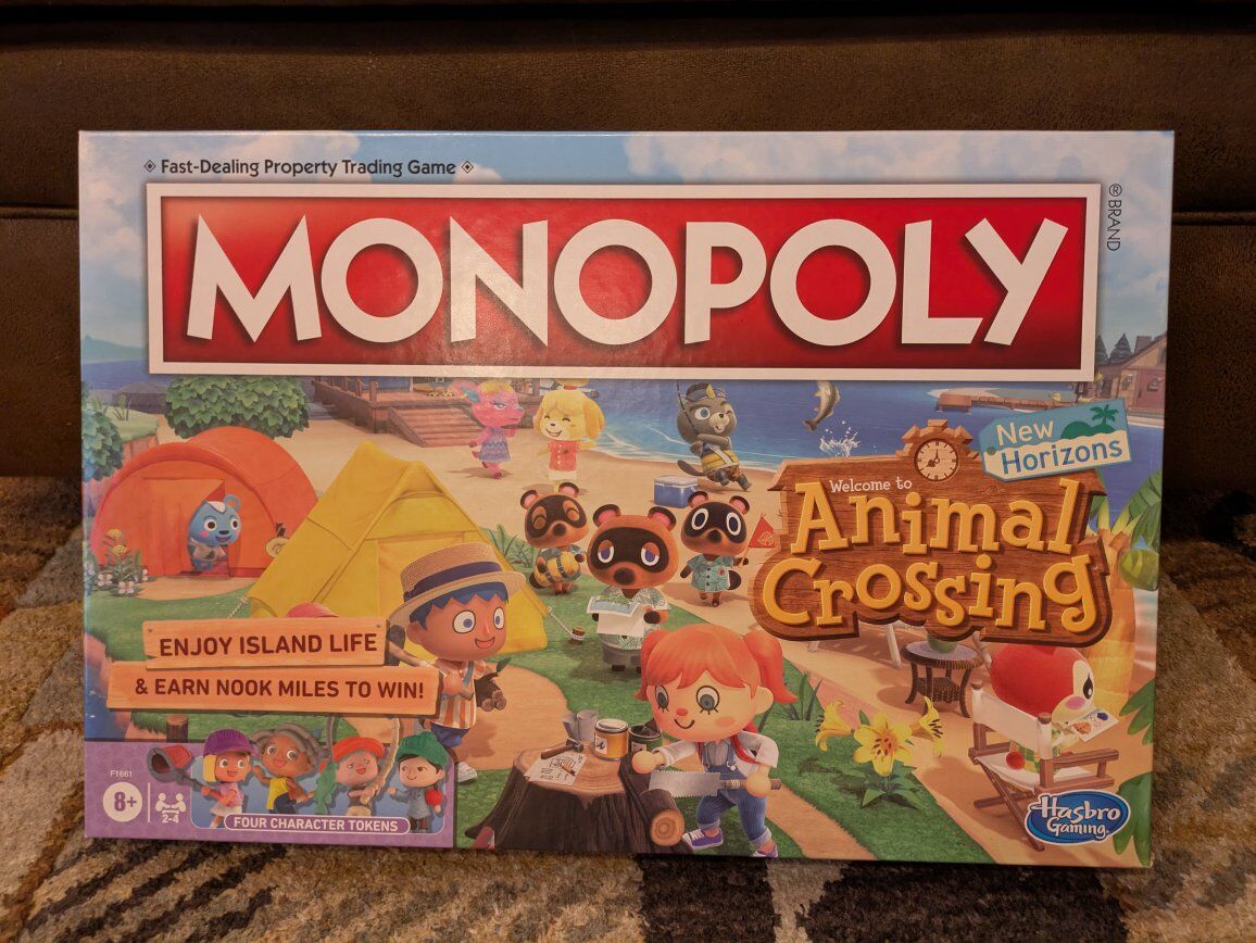 NEW SEALED Monopoly board game Animal Crossing
