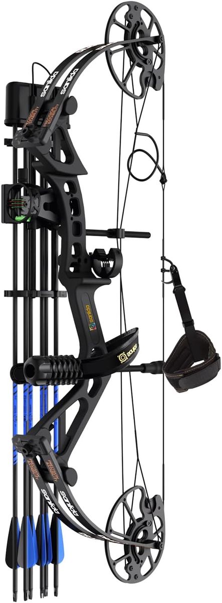 Sanlida Dragon X7 Ready to Hunt Compound Bow Package for Adults, Archery Compound Bow and Arrow Set