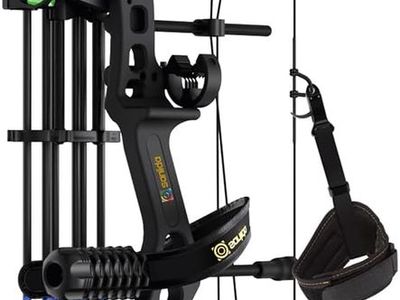 Sanlida Dragon X7 Ready to Hunt Compound Bow Package for Adults, Archery Compound Bow and Arrow Set