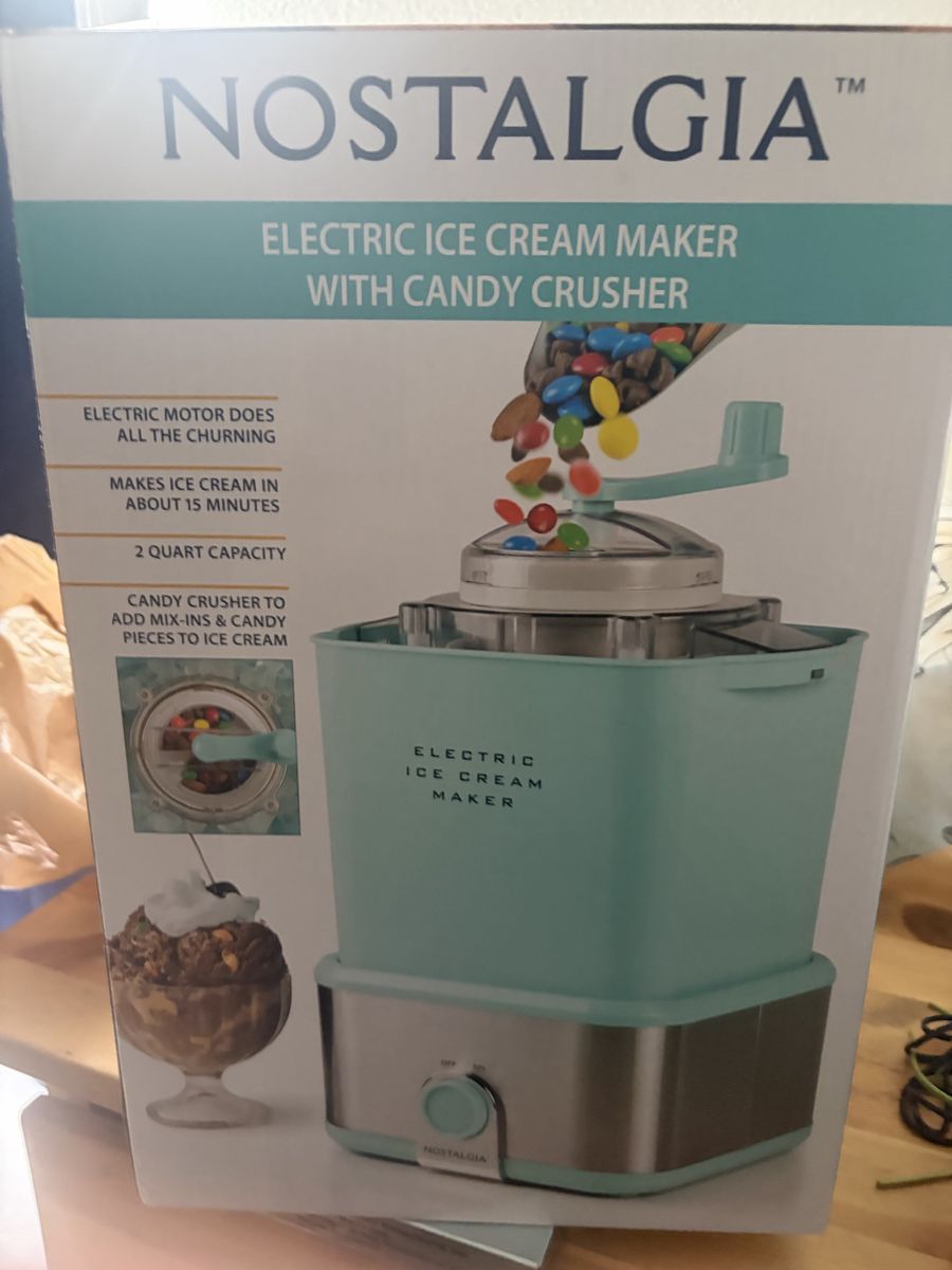 Ice cream maker electric Nostalgia