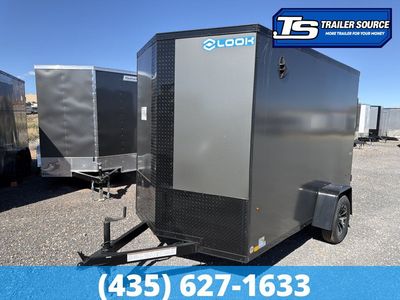 6x10 Look ST DLX Enclosed Cargo Trailer - 6'6" Interior - 3.5K GVWR - .080 PolyCor, Alloy Wheels, Black Out Package