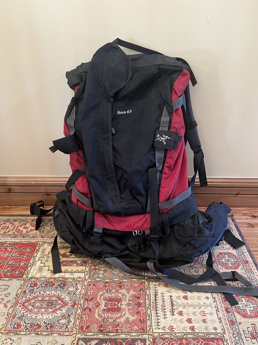 Arc'teryx Bora 65 Backpack - Red And Black