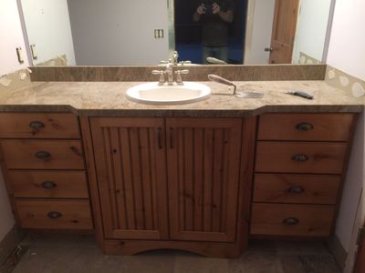 76" bathroom vanitie