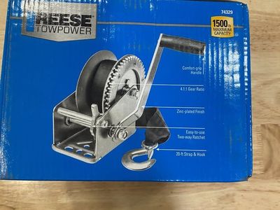 Reese Towpower 1500 lb. Trailer Winch