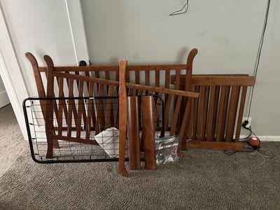 Used Wooden Baby Crib