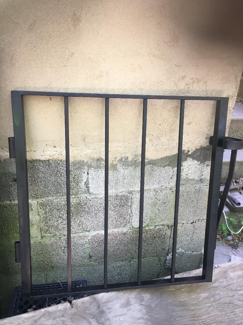 Wrought Iron Gate 32 w x 30 in high.