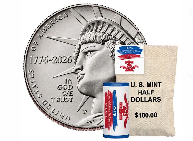 Semiquincentennial Half Dollar 2026 Bag - Enduring Liberty