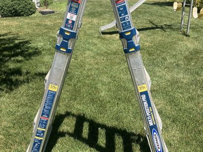 Werner Multi-Position Pro Ladder with PoweRlite Rails, 375lb Capacity