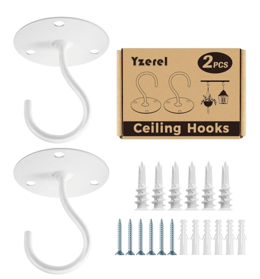 yzerel ceiling hooks for hanging plants
