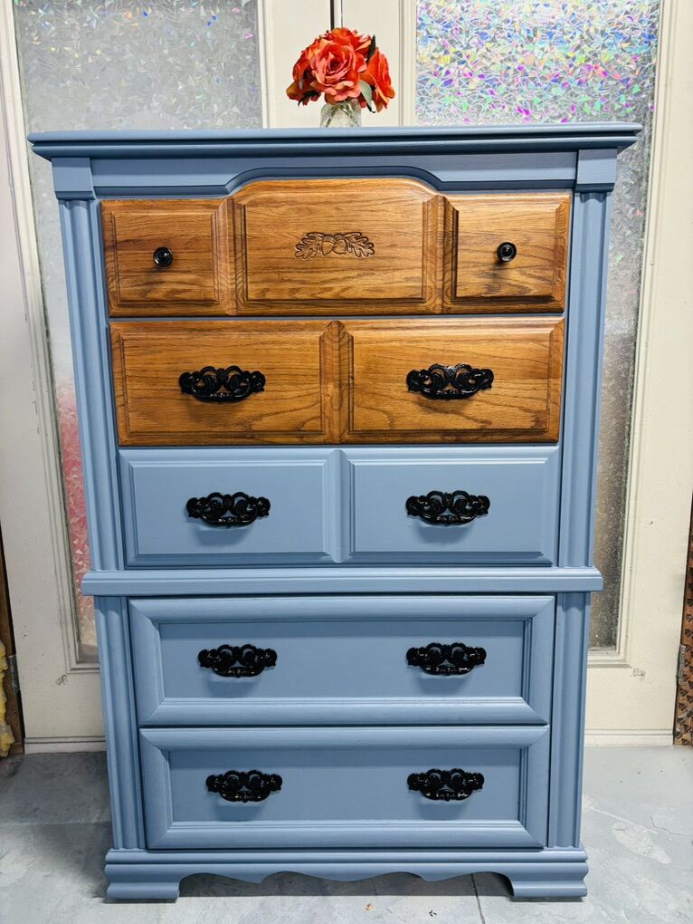 Blue Boho Dresser