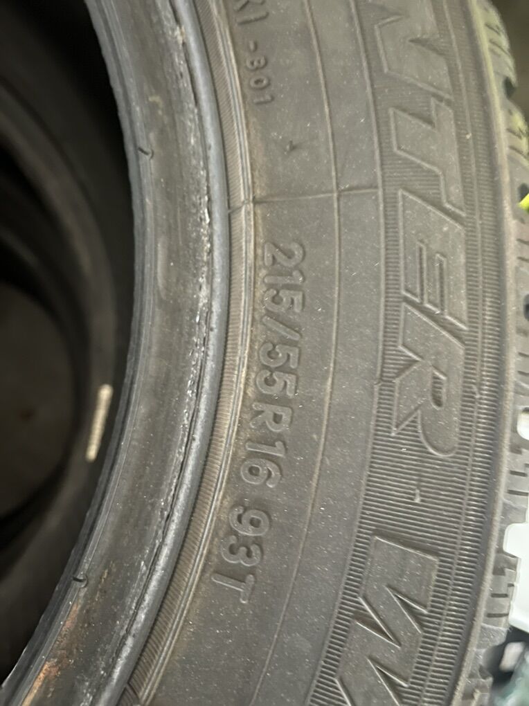 Winter Tires 215/55/R16
